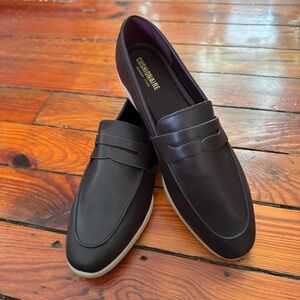 CUSHIONAIRE Women's Jetset Slip Dark Brown Memory Foam Loafer Size 11 NWT